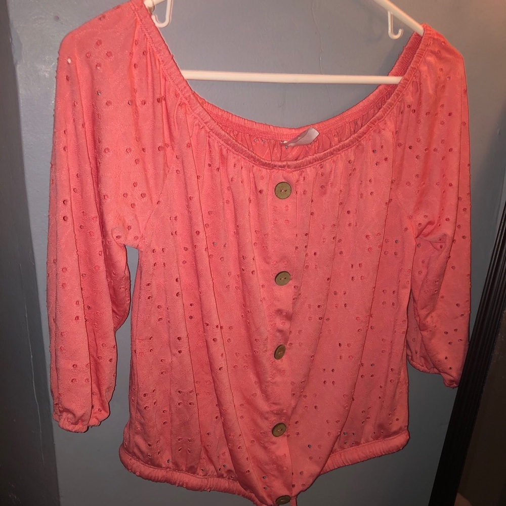 buttoned blouse